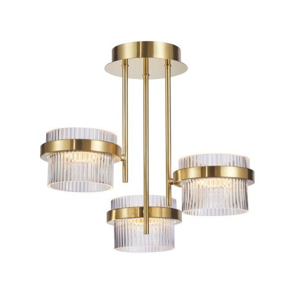 Люстра ITALUX PND-77362-3-24W-GD Tiara