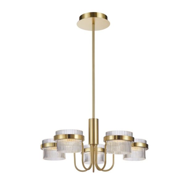 Люстра ITALUX PND-77362-5-40W-GD Tiara