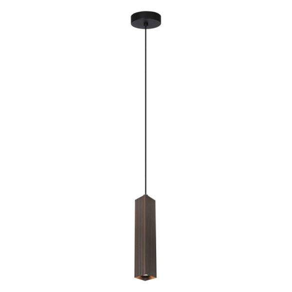 Підвісний світильник ITALUX PND-37492-1-BRO Tecno
