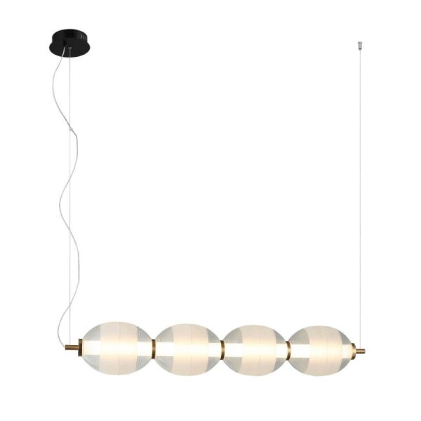 Люстра підвісна ITALUX PND-45372-4-WH-CL Rinot