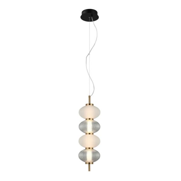 Люстра підвісна ITALUX PND-84938-4V-BK Testa