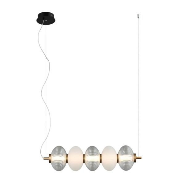 Люстра підвісна ITALUX PND-84938-4-BK Testa