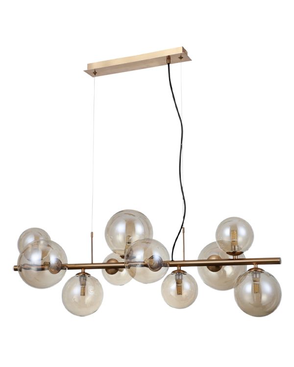 Люстра підвісна ITALUX PND-406007-10-HBR Canello