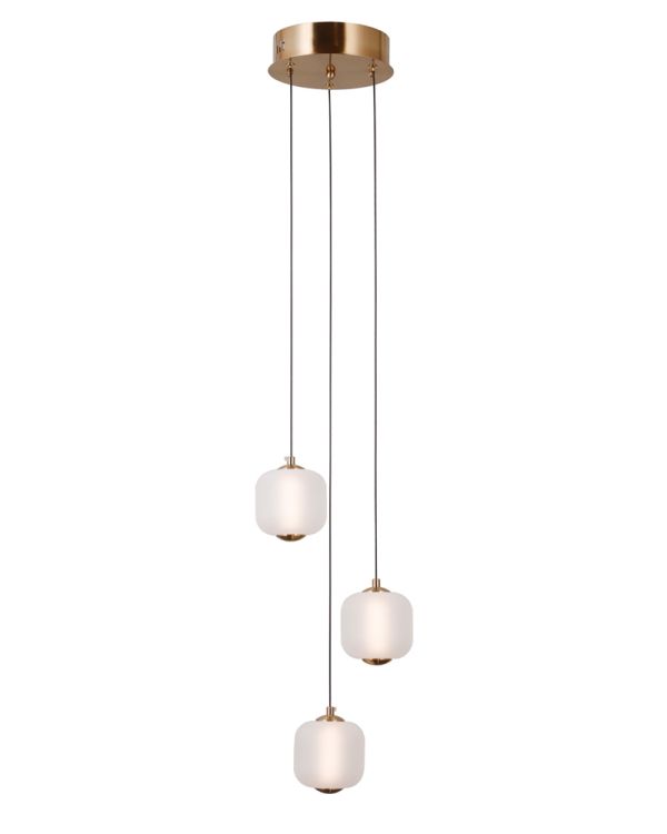 Люстра підвісна ITALUX PND-34362-3-HBR-OPAL Ganti