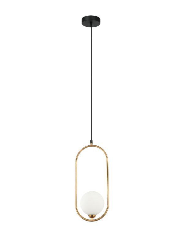 Підвісний світильник ITALUX PND-3965-1-BRO Lupus