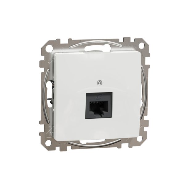 Комп'ютерна розетка RJ45 кат. 6 UTP Schneider Sedna Design SDD111461 Білий