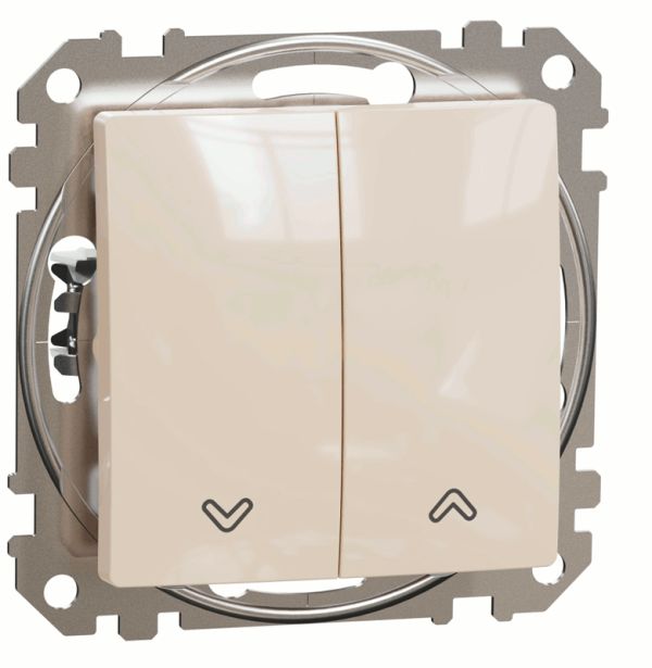 Вимикач для жалюзі 2-кл Schneider Sedna Design SDD112104 Бєжевий