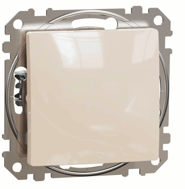 Перемикач кнопочний 1-кл Schneider Sedna Design SDD112116 Бєжевий