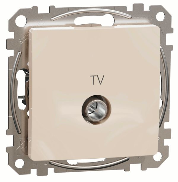 Розетка TV конечная 4дб Schneider Sedna Design SDD112471 Бєжевий