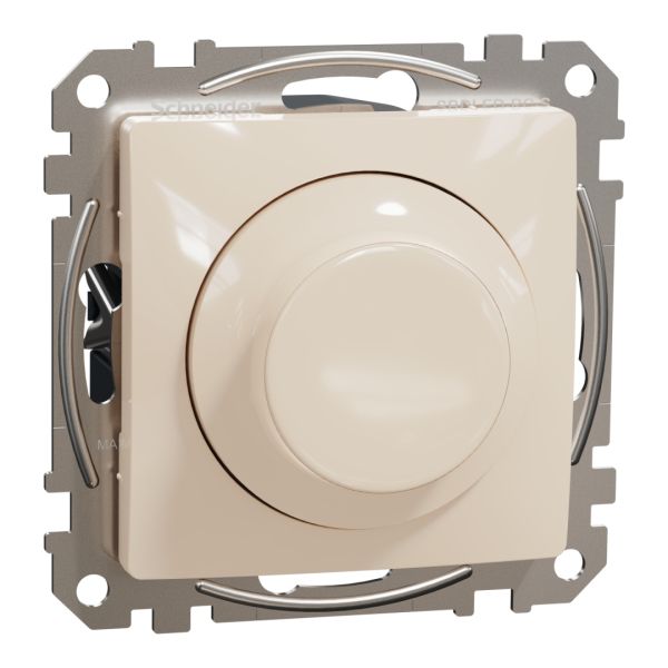 Поворотний димер для LED RC 3-370Вт Schneider Sedna Design SDD112501 Бєжевий