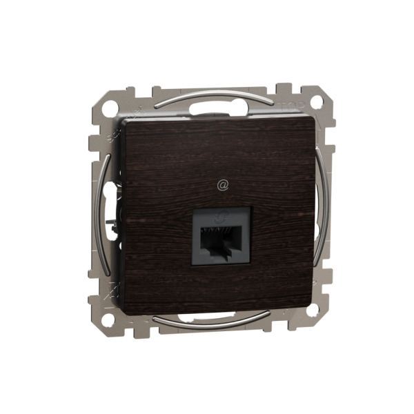 Комп'ютерна розетка RJ45 кат. 5е UTP Schneider Sedna Elements SDD181451 Венге