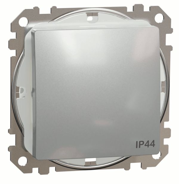 Перемикач 1-кл IP44 Schneider Sedna Design SDD213106 Алюміній