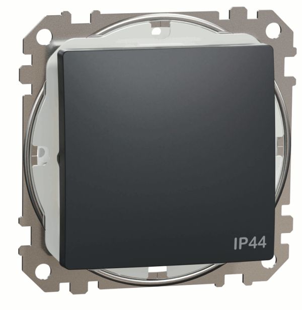 Перемикач 1-кл IP44 Schneider Sedna Design SDD214106 Чорний