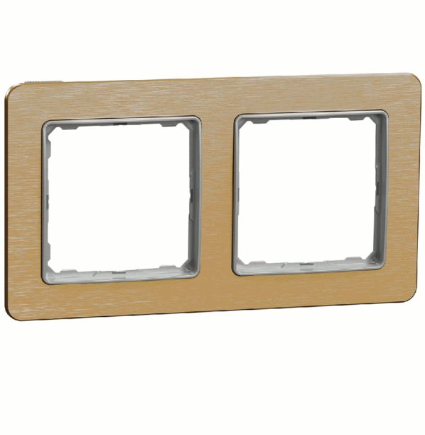 Рамка 2-на Schneider Sedna Elements SDD371802 Матове золото