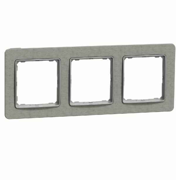 Рамка 3-на Schneider Sedna Elements SDD390803 Бетон